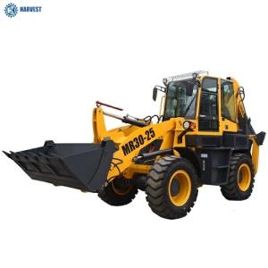 Bucket Digging Depth 4082mm MR30-25 4x4 Mini Excavator Backhoe Loader