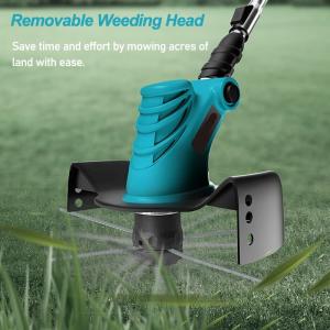 345W Telescopic Cordless Grass Cutter , Battery Weed Trimmer With 2 Pcs 21V