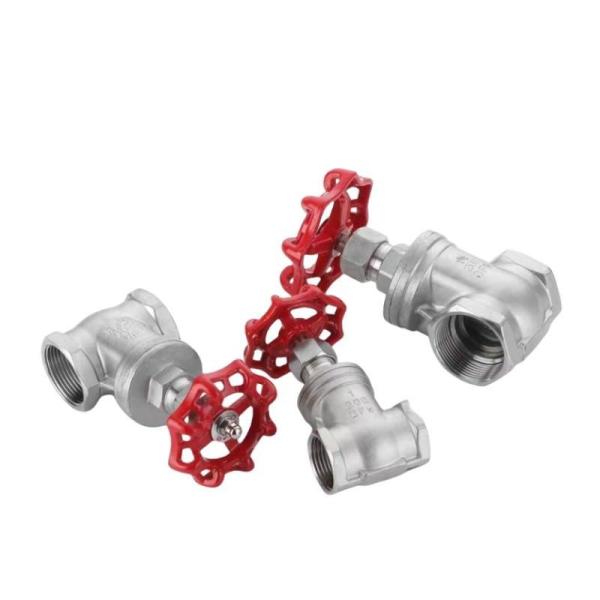 Quality 1/2" CF8/CF8m Stainless Steel Thread Ends Gate Valve for Water Treatment Applications wholesale