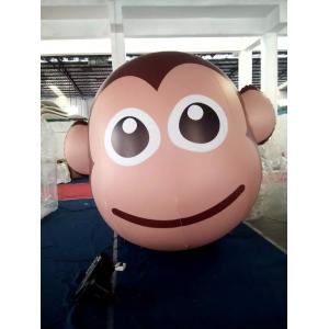 Cheap customized giant advertising lighting inflatable monkey balloon for sale
