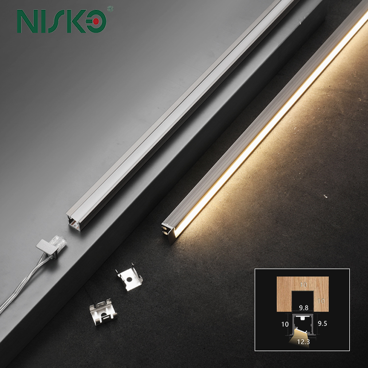 Customized Aluminum Strip Light LED Shelves Light Recessed Slim Bar Light For Home Use