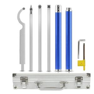 Carving Curves Wood Turning Carbide Wood Lathe Tools Set With Replaceable