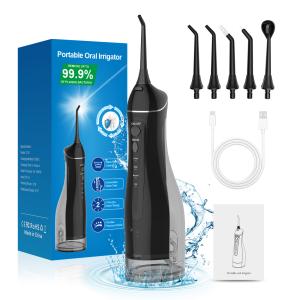 Cheap Home Travel Portable Water Flosser 310ML 4 Modes IPX7 Waterproof Electric Teeth Cleaning Device for sale