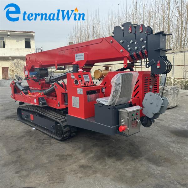 Quality Powerful Diesel Engine AC Motor Spider Crawler Crane with 11 M Max Working Radius and Maximum Lifting Height of 21 Meters wholesale