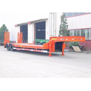 China Medium-Duty Steel Lowbed Trailer Featuring Wabco Relay Valve for Versatile Transport on sale