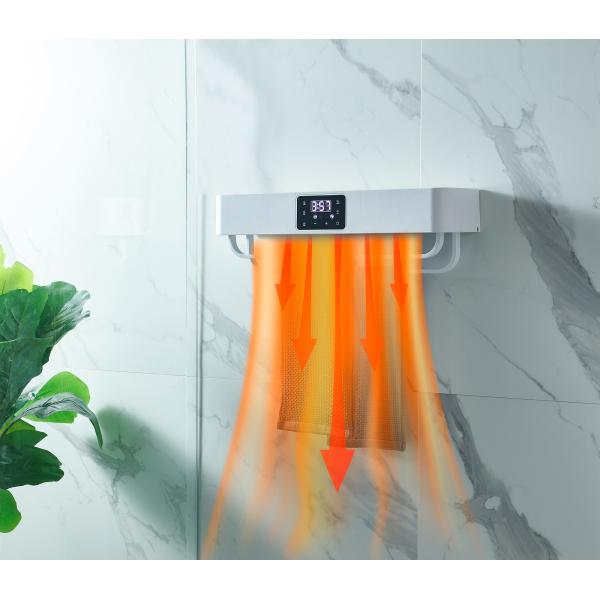 Quality UVC Bathroom Towel Racks With Electric Heating Warmer Wall Mount UV Towel Dryer wholesale