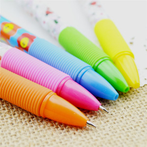 ballpen with LED and touch pen,led light ballpen hot sales colorful barrel light