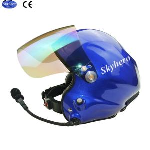 Hot sale Noise cancel Powered paraglider helmet Blue paramotor helmet Color blue
