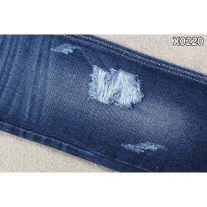 7 X 7 OE Yarn Heavy Cotton Polyester Denim Fabric No Stretch 13.6oz
