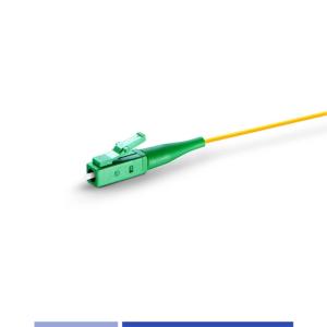 High Strength Single Mode OS2 Fiber Optic Pigtail 9/125um LSZH 1m LC APC Pigtail