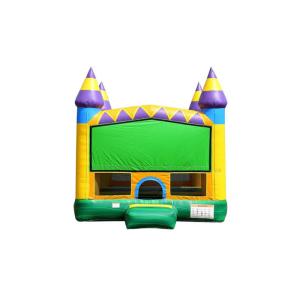 Candy Inflatable Bounce House , Double Stitching Backyard Bouncy Castle Rental