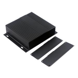 Al6063-T5 PCB Extruded Aluminum Box , 2pcs Baffle Aluminum Extrusion Enclosure