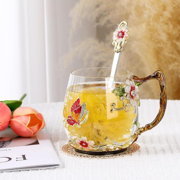 Quality Birthday Gifts Tea Party Cups And Saucers Set With Spoon wholesale