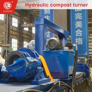 6m Wide Mixing Fermentation Organic Fertilizer Hydraulic Compost Turner