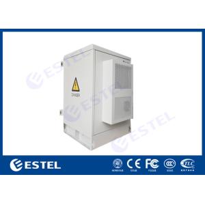 Weatherproof IP55 16U Outdoor Telecom Cabinet With Air-Conditioner Design And
