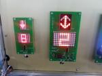 7x11 orange color square hole led dot matrix display module led panel for lift