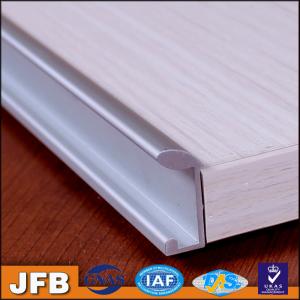 Pull Handle Edge banding frame aluminum 6063 Series Alloy Profiles For Kitchen