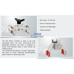 16mm - 63mm Vulcathene Pattern Mini Clamp Electrofusion Tooling