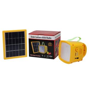Solar LED Hand Light Solar Solutions Rural Areas Powered Emergency Lantern FM