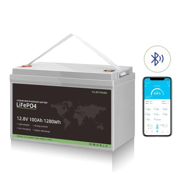 Quality 12.8V 100AH Lifepo4 Battery Pack LFP Lithium Ion Battery For Motorhome wholesale