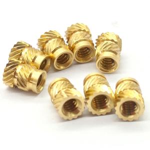 6.3mm 10mm Brass Knurled Nut M2 M3 M4 M5 M6 Precision Brass Components