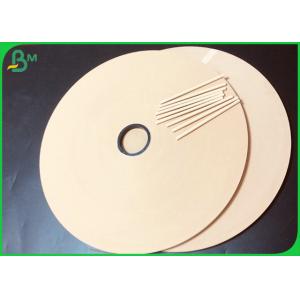 60gram Brown Kraft Color Straw Paper Roll Degradable To Making Straws