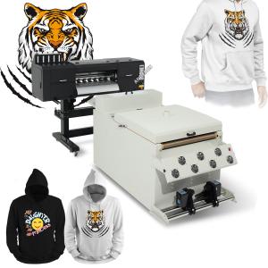 600mm Print Dimension Dual Head DTF Printer for High Resolution T-Shirt Printing