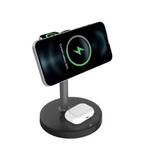 China S11 3 in 1 Magnetic Wireless Charging Stand with Adjustable Charging Angle and USB Type-C Input Interface on sale