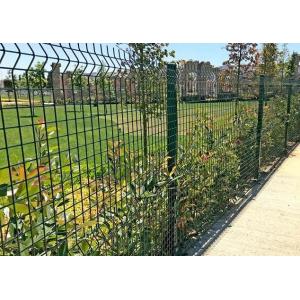 PVC Coated Frame Finishing and 3D Curved Wire Mesh Fence