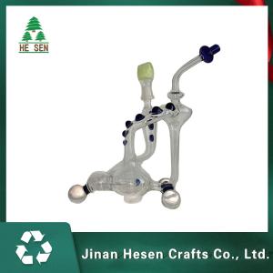 SGS Irregular 8.5 Inch Smoking Pipe Glass Hookah