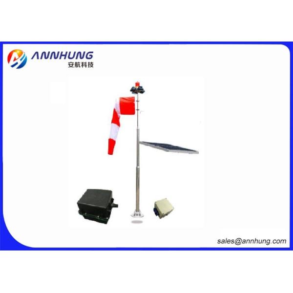 Quality Stainless Steel 304  Wind Cone Airport Landing Indicator With  Mono Crystalline Silicon Module wholesale