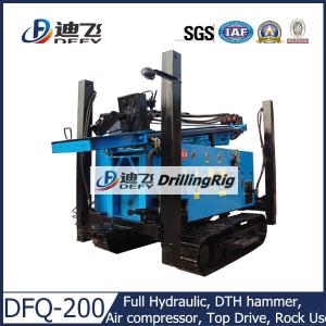 China DFQ-200 DTH pneumatic used Drilling Rig on Crawler on sale