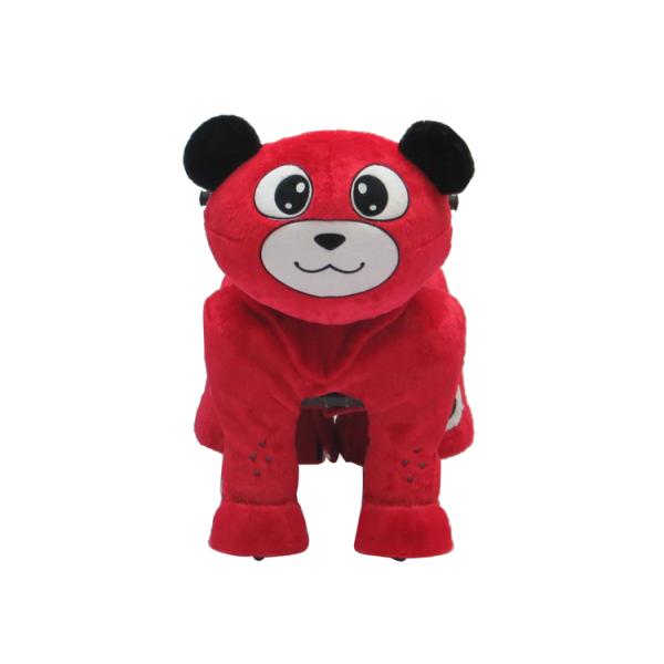 Human Power Plush Walking Horse Toy plush electrical toy animal mechanical ride on horse