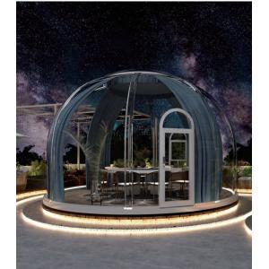 5m PC Bubble Geodesic Dome Glamping Tent Fully Transparent Color