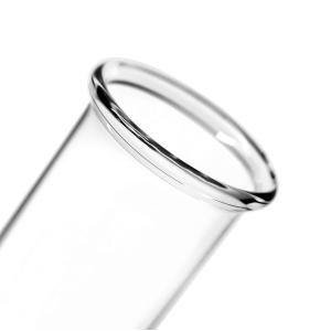 Borosilicate Glass Serological Test Tubes with Black Bakelite Screw Caps Silicon