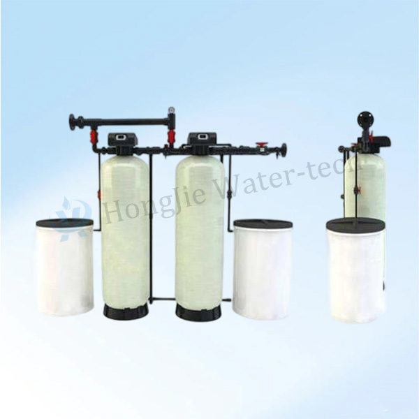 Automatic PLC Control Water Softener System With FRP Resin Tank Ion Exchange