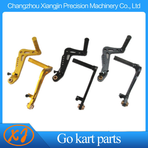 Quality NEW !! CNC Machining Gold Anodized Aluminum Racing go kart pedals wholesale