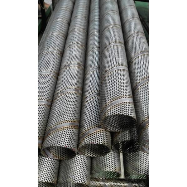 Quality spiral welded center core perforated filter tube filter element frame 316 metal pipes wholesale