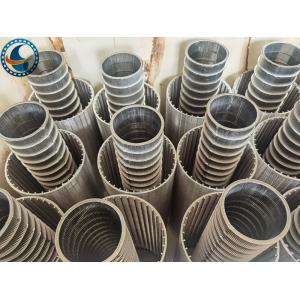 Id40mm Stainless Steel Profile Wet Dry Separator Od48mm Vee Wire Screen Filter