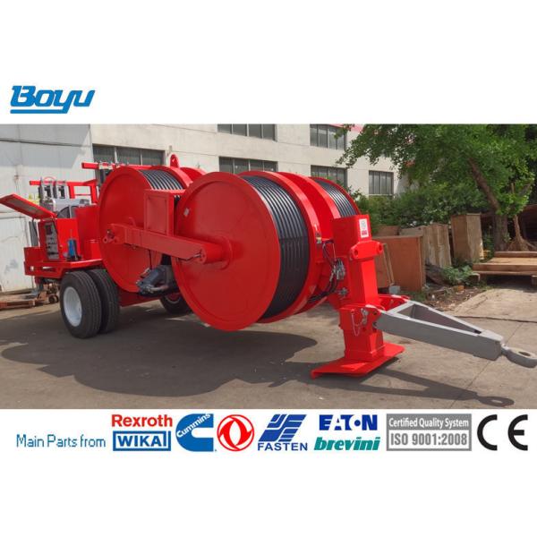 TY2x70IV Cable Stringing Equipment Hydraulic Tensioner With Cummins Engine