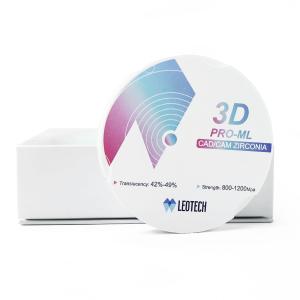 Precision Sintering Zirconia Anterior Crown ±0.15% Shrinkage at 1500°C for