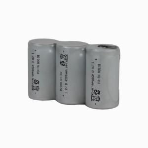 -40C Low Temperature Rechargeable NiCd D KRH33/62 3.6V 4.5Ah Battery Pack For