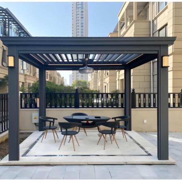 Quality Aluminum for Outdoor Custom Sizes and Custom Shapes in Beige Canopy Color wholesale