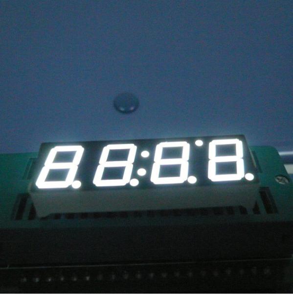 Ultra White Led Clock Display , Common Cathode 7 Segment Display For home