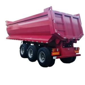 Customized Heavy Duty 40-80 Tons Hydraulic Tipper Semi Trailer with 3 Axles and