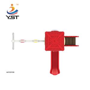 Outdoor Polyethylene Kids Playground Slide With Galvanized Steel Pipe