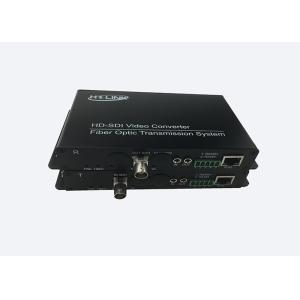 1080p/60hz HD SDI to fiber converter RS485 single mode 20 / 40 / 80km