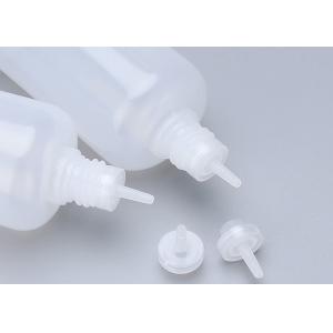 30ml 50ml E Liquid Bottle Tamperproof Cap PE Plastic Bottle