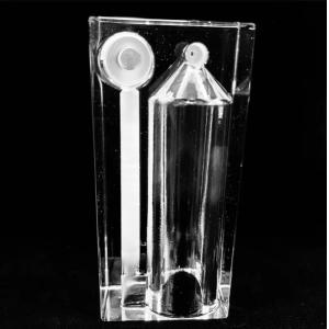 Excellent Optical Clarity Quartz Rinse Tank for Custom Quartz Apparatus Optimize