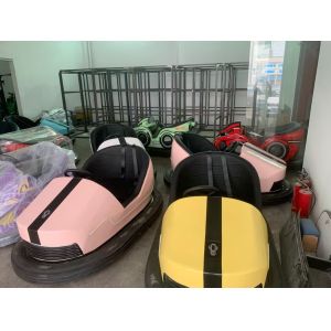 Electric Kiddie Bumper Cars 2 Persons High Durability For Entertainment